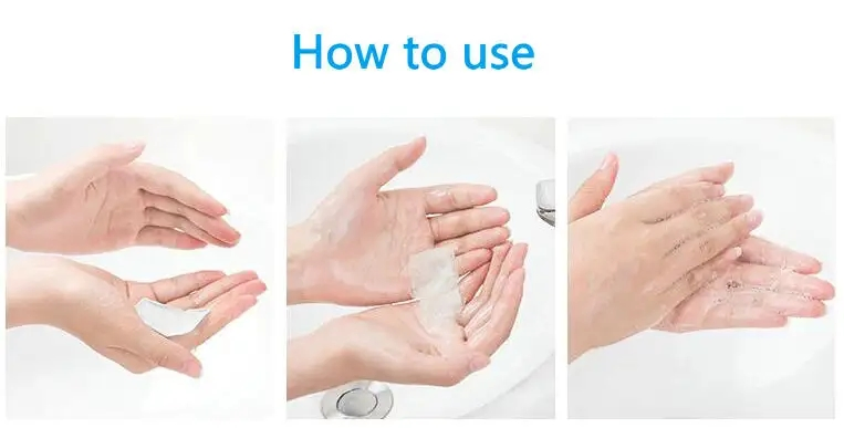 Wholesale Disposable Travel Portable Paper Soap
