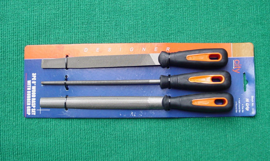 Набор напильников для дерева, 3 шт