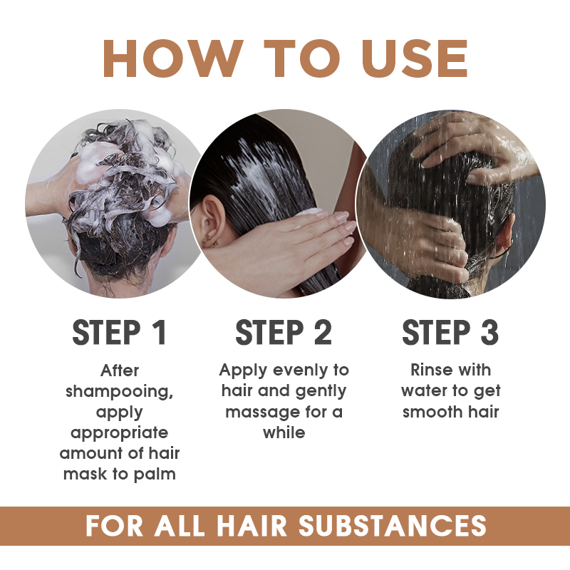 Cruelty-Free Hair-Repairing Nourishing and Organic Argan Oil Coconut Hair Products Mask