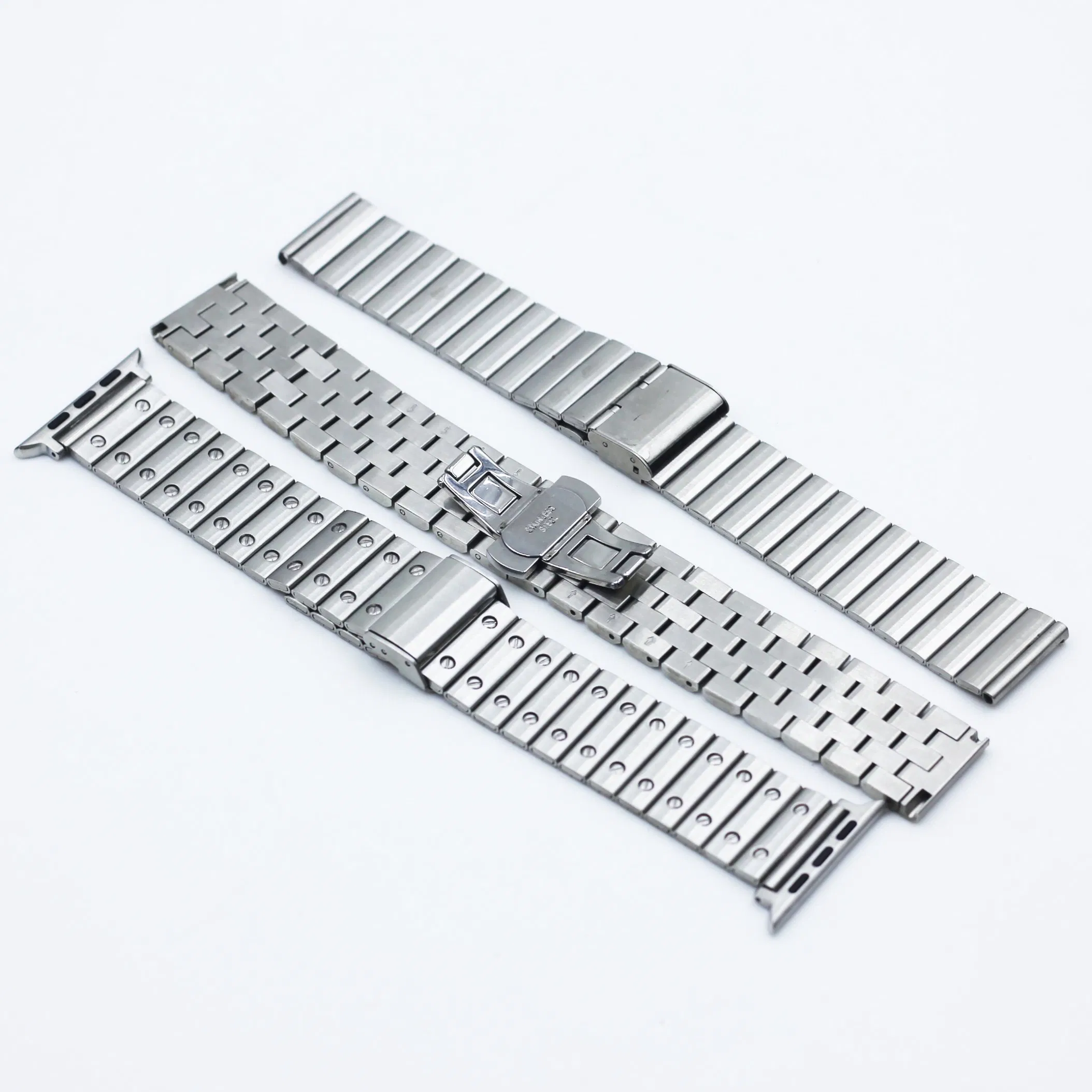 "Stainless Steel Strap with Ceramic Accents: Modern Material Fusion"