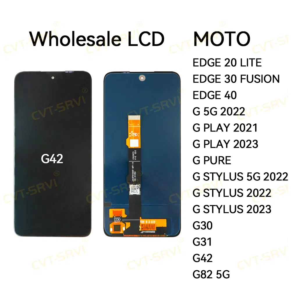 High-Quality Phone Screen Replacement Mobile Phone Part CVT Original LCD Touch Display for Moto Edge 20 Lite Edge 30 Fusion G30 G31 G42