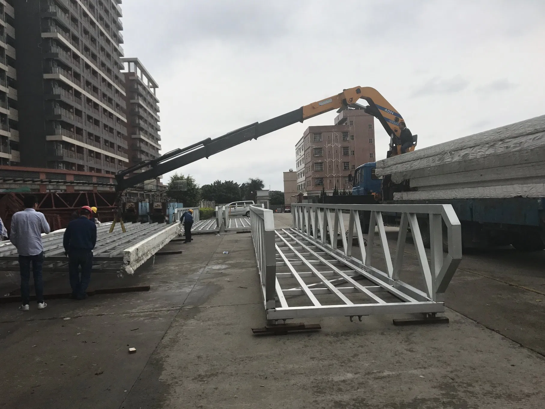 Good Price Marine Walking Dock Floating Pontoon Platforms Modular Gangway