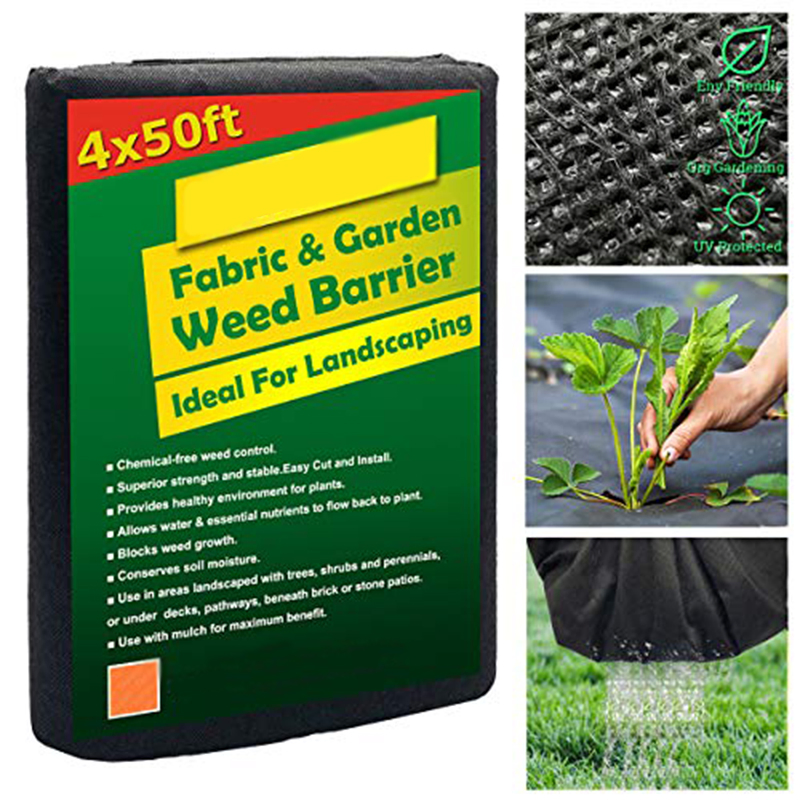 Durable Customized UV Black PP Woven Geo Textile Weed Mat