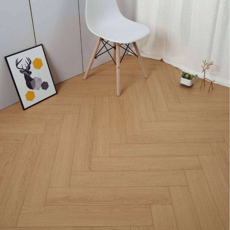 Трехслойная паркетная доска с подогревом 0770, коричневая