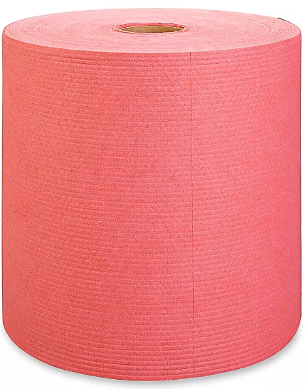 Disposable Dry Cleaning Cloth Heavy Duty Paper Towel Rolls Industry Cleaning Wipes Low Lint Wood Pulp Industrial Hand Crepe 475PCS Roll Wipes for Saudi Arabia
