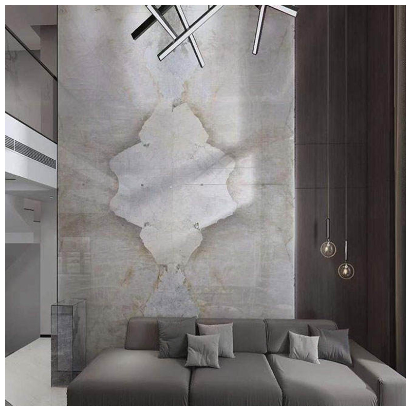 Translucent Pink Patagonia Quartzite Slabs for Luxury Interior