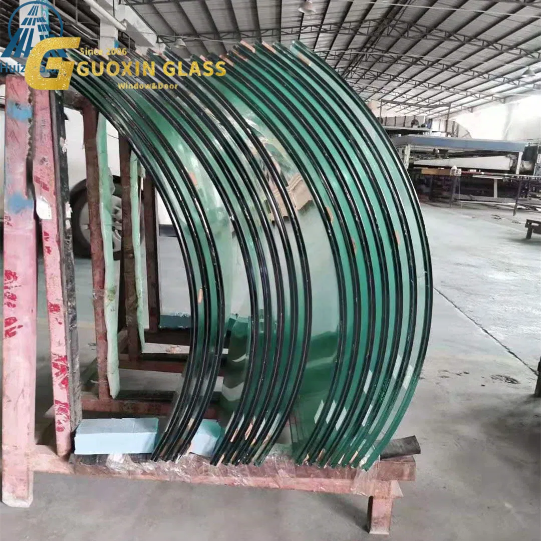 Glass Manufacturer Extra Large Double Glazing Insulated Curved Glass