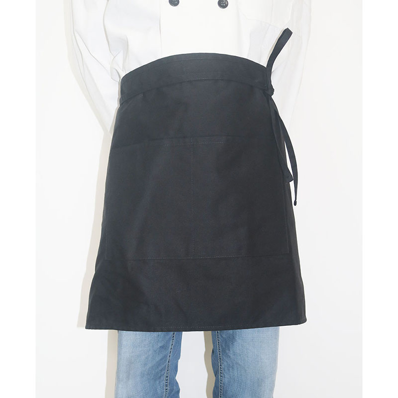 Restaurant Hotel Cooking Bistro Waiter Half Cloth Apron with Pockets