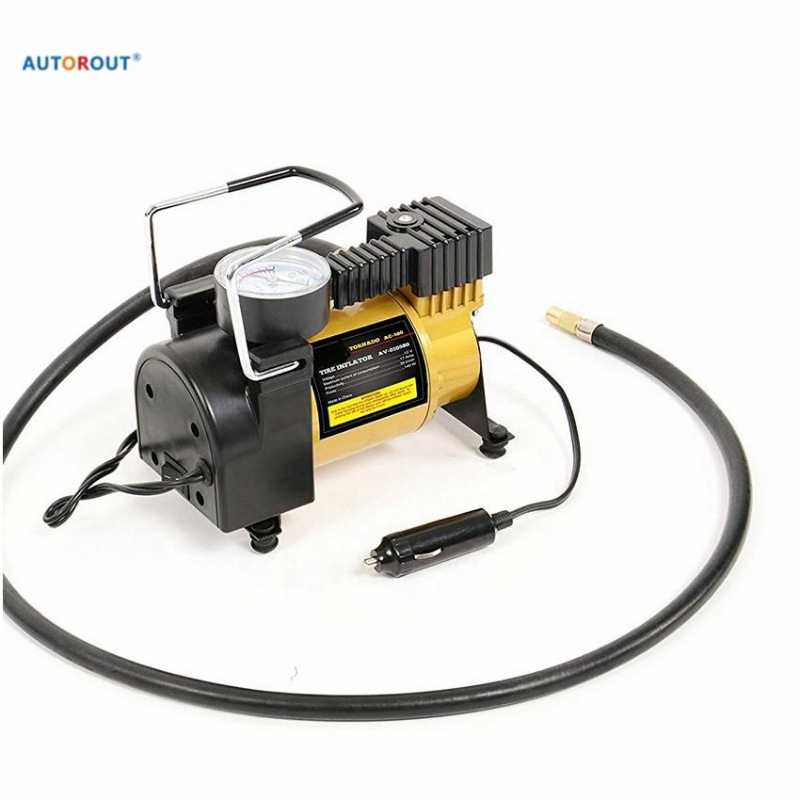 All Purpose 12V Tire Inflator with High Air Flow for Motorcycles and Family Sedans