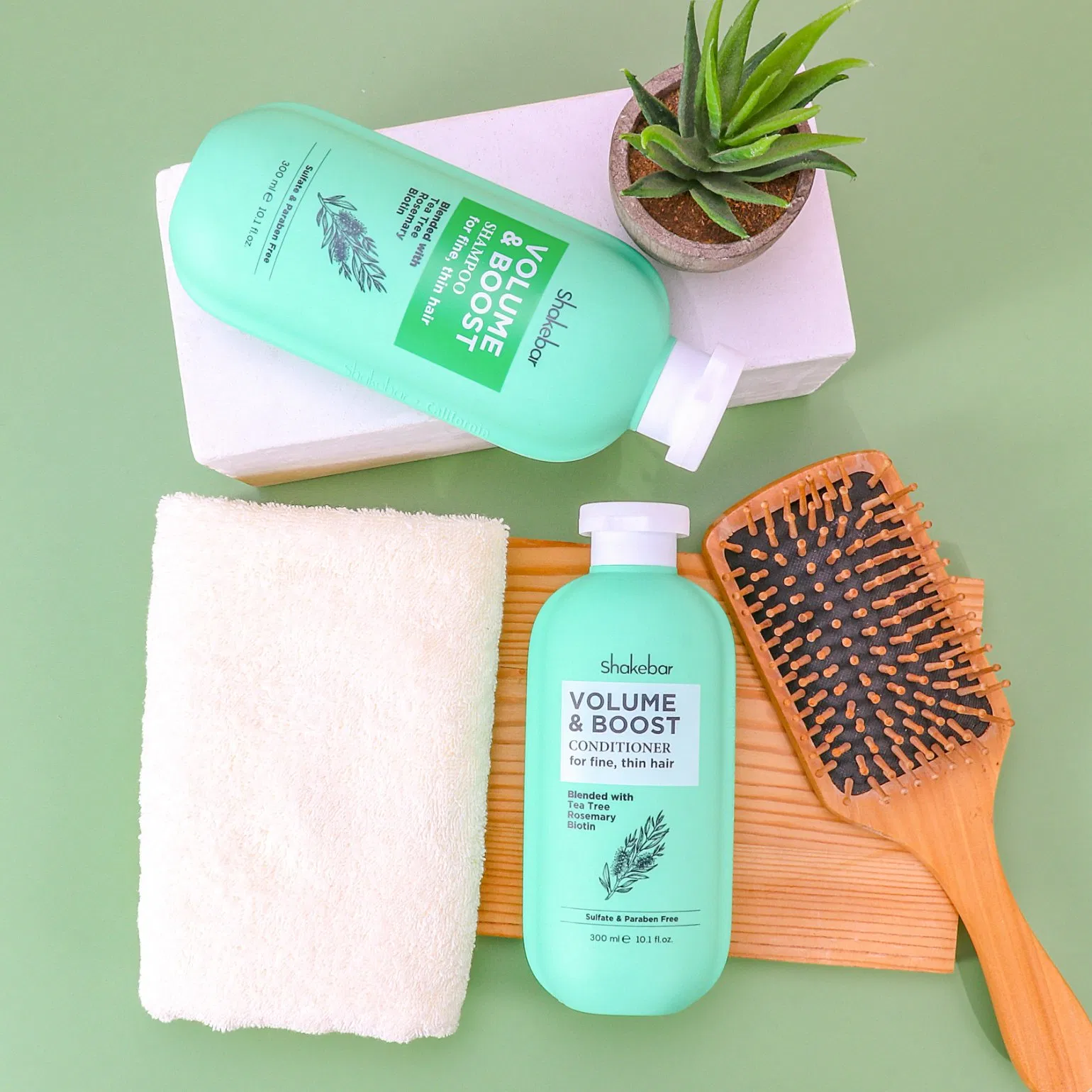 Shakebar Cost-Effectively 300ml Hair Care Products Biotin Salon Shampoo and Conditioner