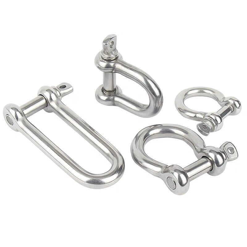 Stainless Steel and Galvanized Long Dee Shackle