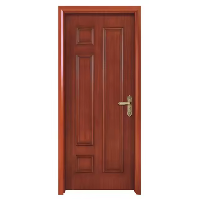 Durable UPVC School Door with Secure Lock and Hinges