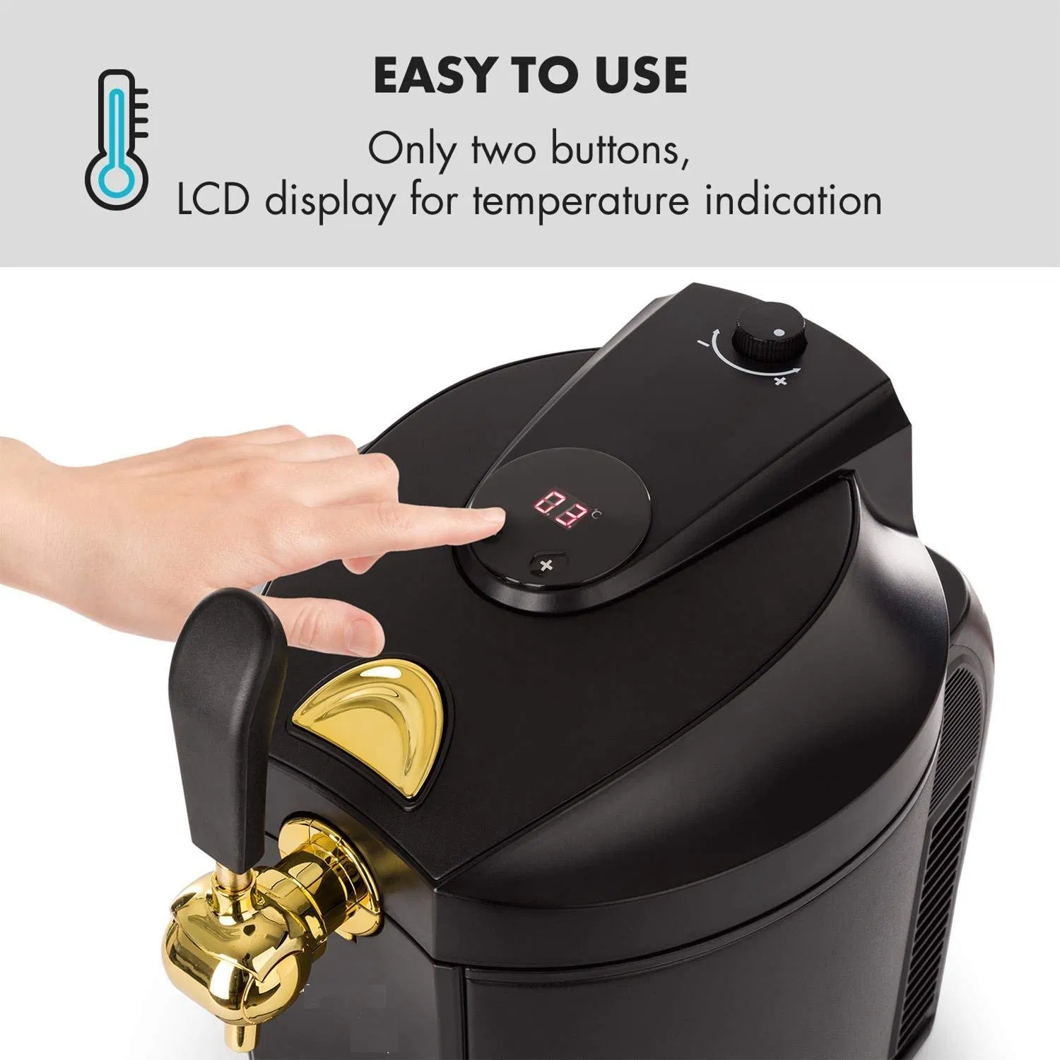 5L Automatic Plastic Tabletop Draft Beer Dispenser Tower for Bar