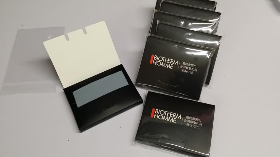 Facial Oil Blotting Paper with Green Mirror