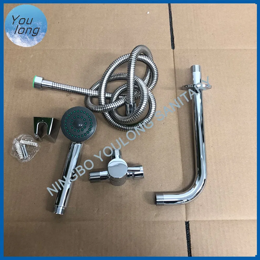 Bathroom Shower Arm Faucet with Diverter Shower Hand