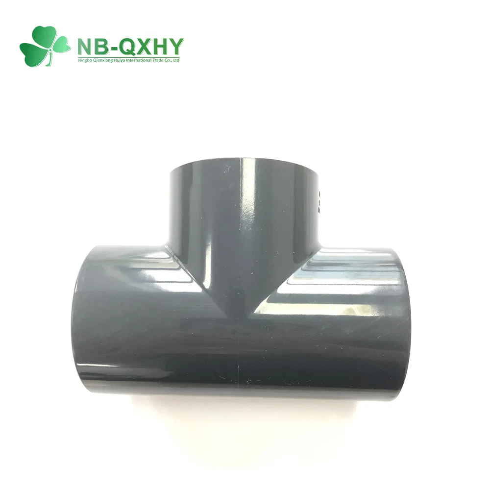 Pn16 PVC Pipe Fitting Plastic Cross Tee for Water Supply