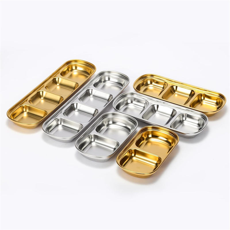 Soy Sauce Dish Salt Vinegar Sugar Spices Stainless Steel Dipping Condiment DIP Bowls