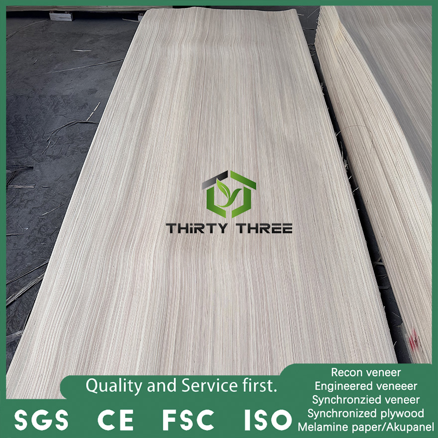Best Price Recon Poplar Veneer Wood Veneer for India Market with Good Quality