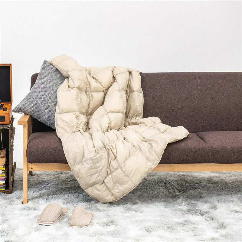 Kinggear Indoor Outdoor Multifunctional Washable Down Blanket Waterproof Goose Down Blanket