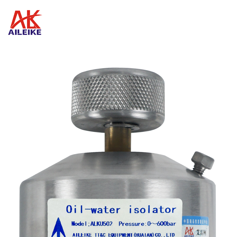 Aileike Oil Water Isolator Alku502 Pressure Calibration Oil-Water Separation Calibrator Pressure Pump Oil-Water Isolation Filter 0~400bar