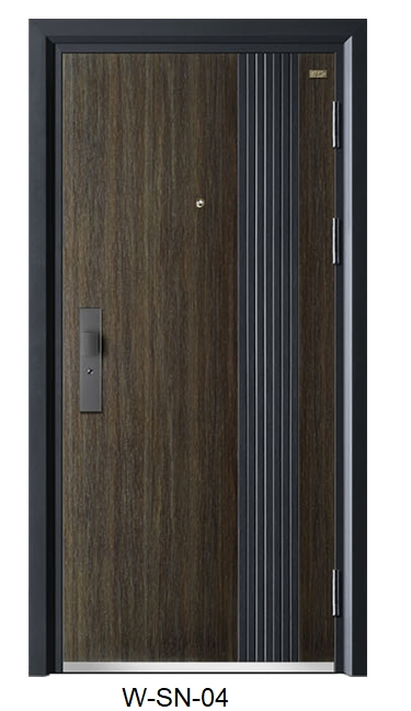 Exterior Water Proof and Sunproof Security Steel Metal Iron Door