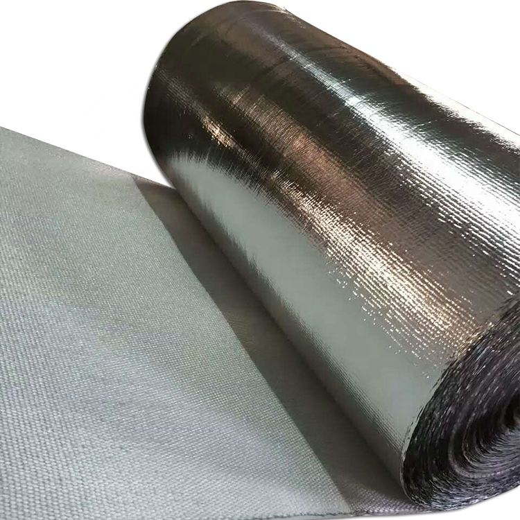 Aluminized Foil Thermal Heat Insulation Material Backed Aluminum Fiberglass Cloth for House