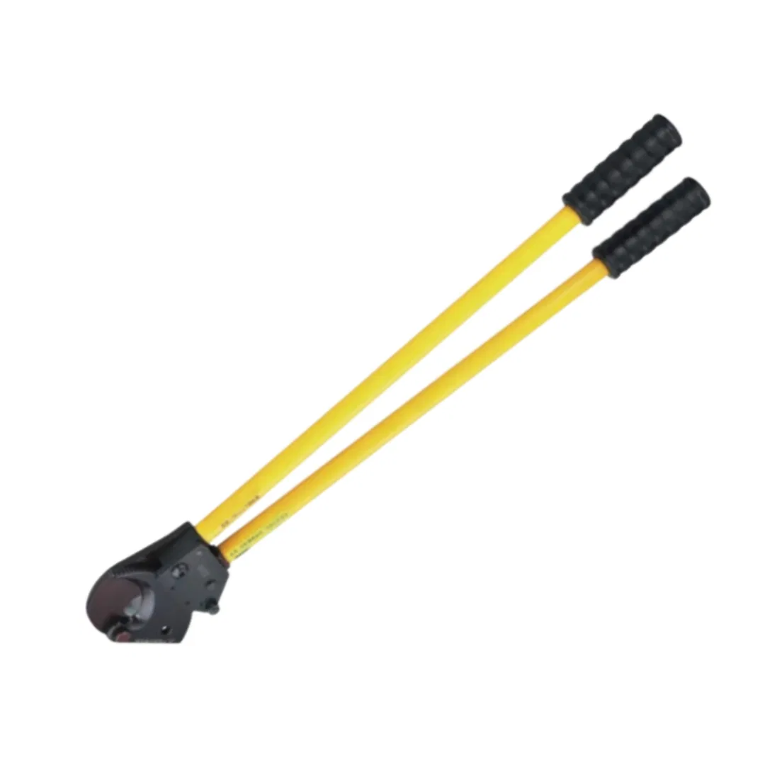 J25A Heavy Duty Industrial Grade Hand Cutting Tool Steel Wire Ratchet Cable Cutter
