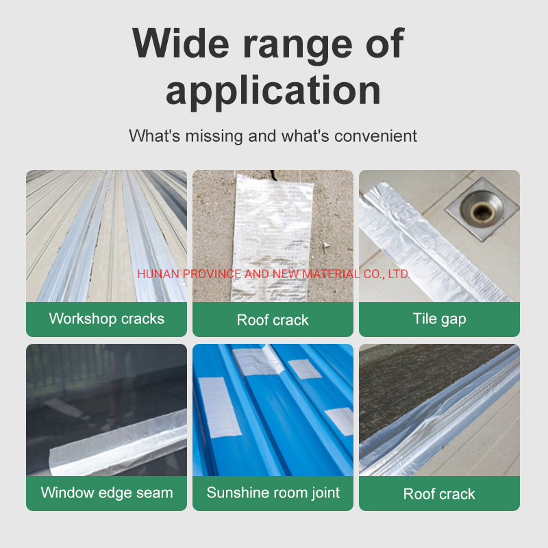 Waterproof Aluminum Foil Butyl Sealing Repair Tape Water Leak Tape