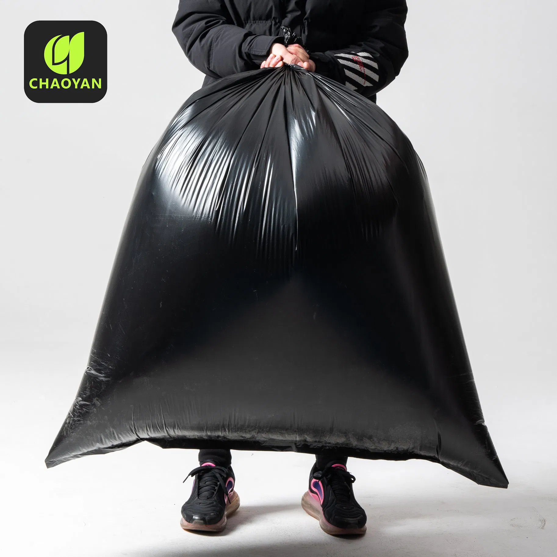 Прочные цветные мешки для мусора HDPE, большие, на заказ