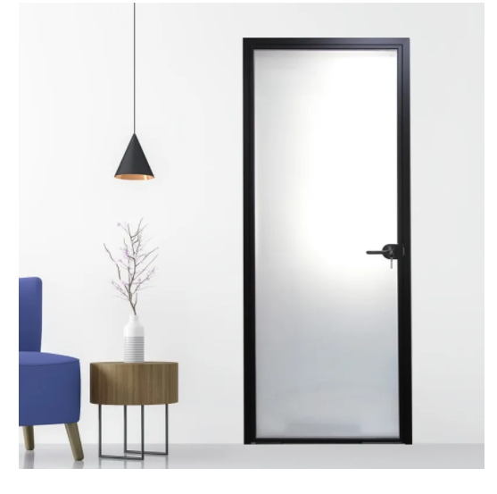 Tempered Glass Double Glazed UPVC Shower Bathroom Doors for Hotel