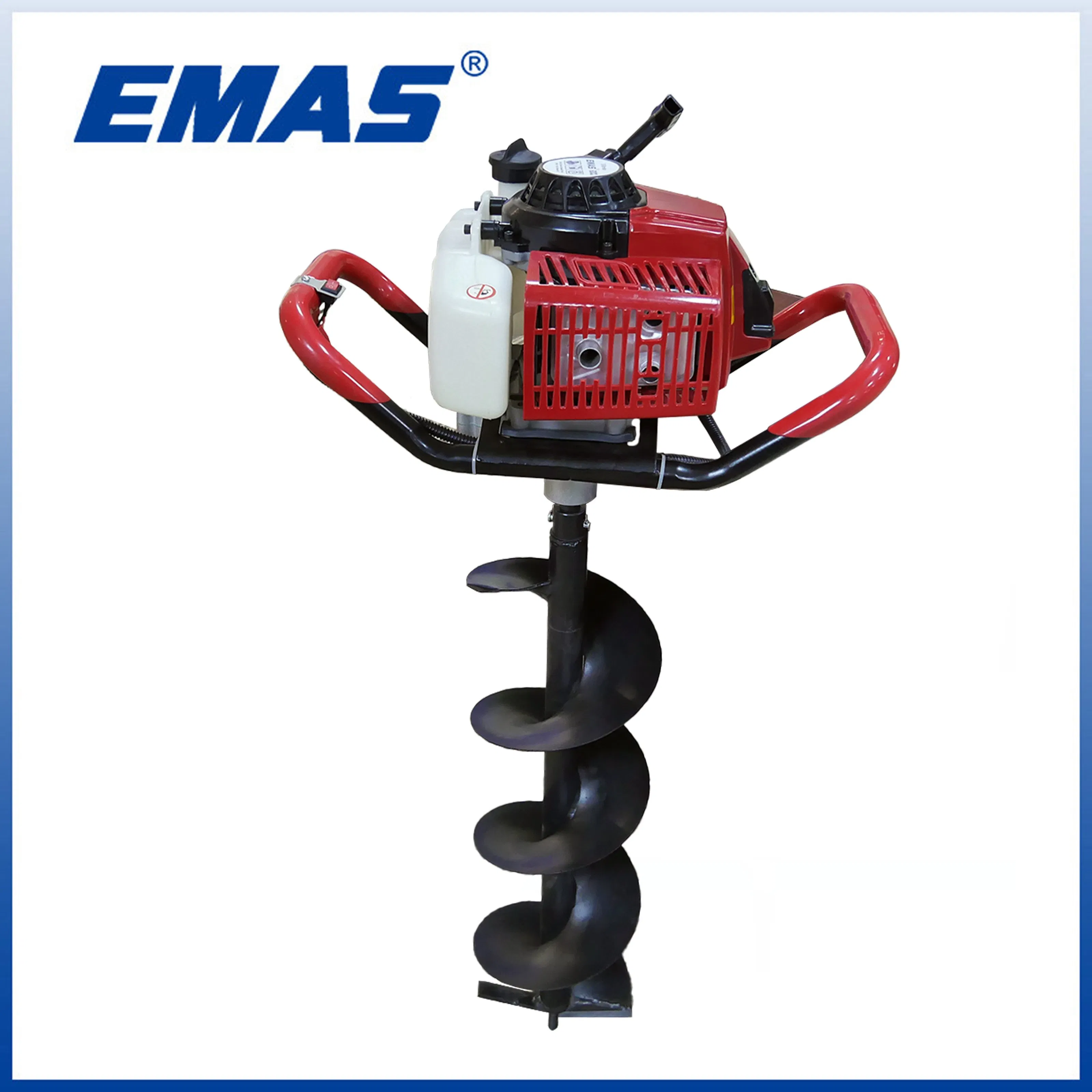 63cc Earth Auger Drill Digger Hand Push Hole Digger Ground Drill