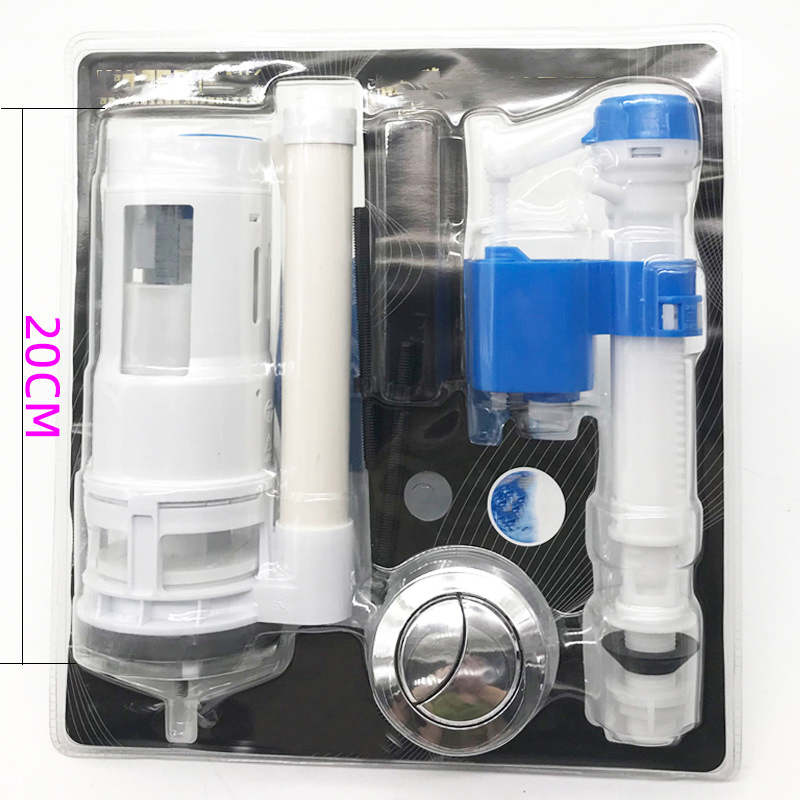 Flush One Piece Toilet Bowl Flush Mechansim Inlet and Outlet Water Valve