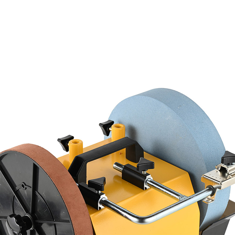 Easily Moving Water Cooling Multi Functional 10" Reliable Frozen Meat Slicing Knife Sharpener Polishing Machine