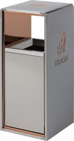 Мусорное ведро из нержавеющей стали, современный дизайн