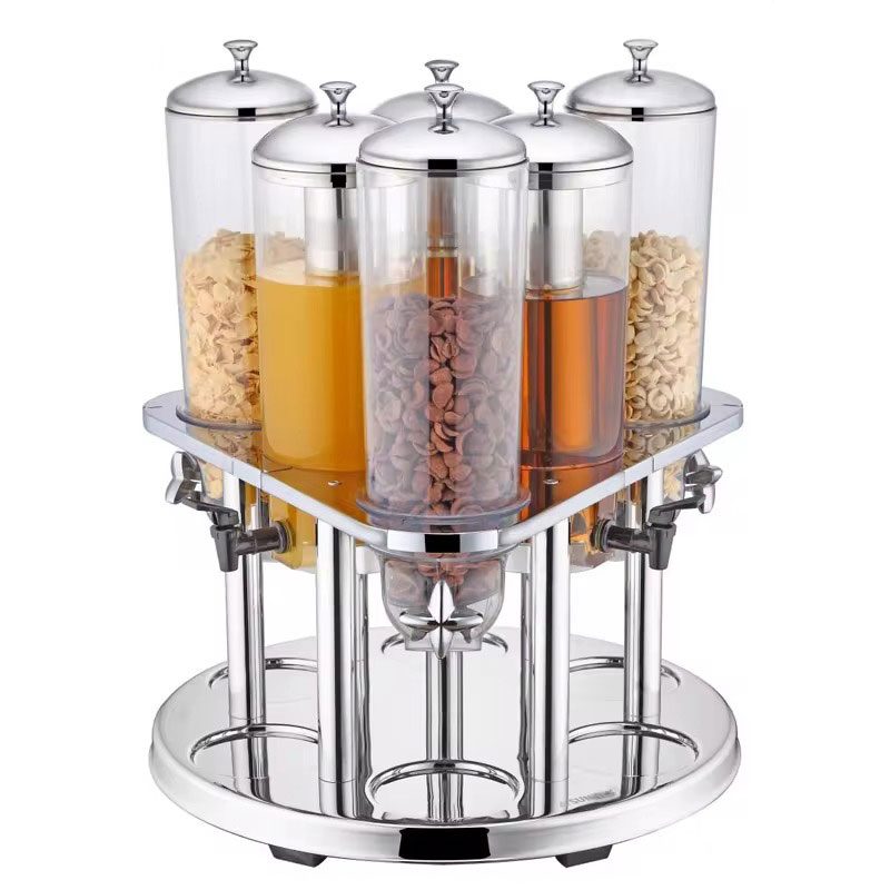 Modern Furniture Restaurant Supplies Dining Room Furniture Tableware Buffet Display Grain Dispenser