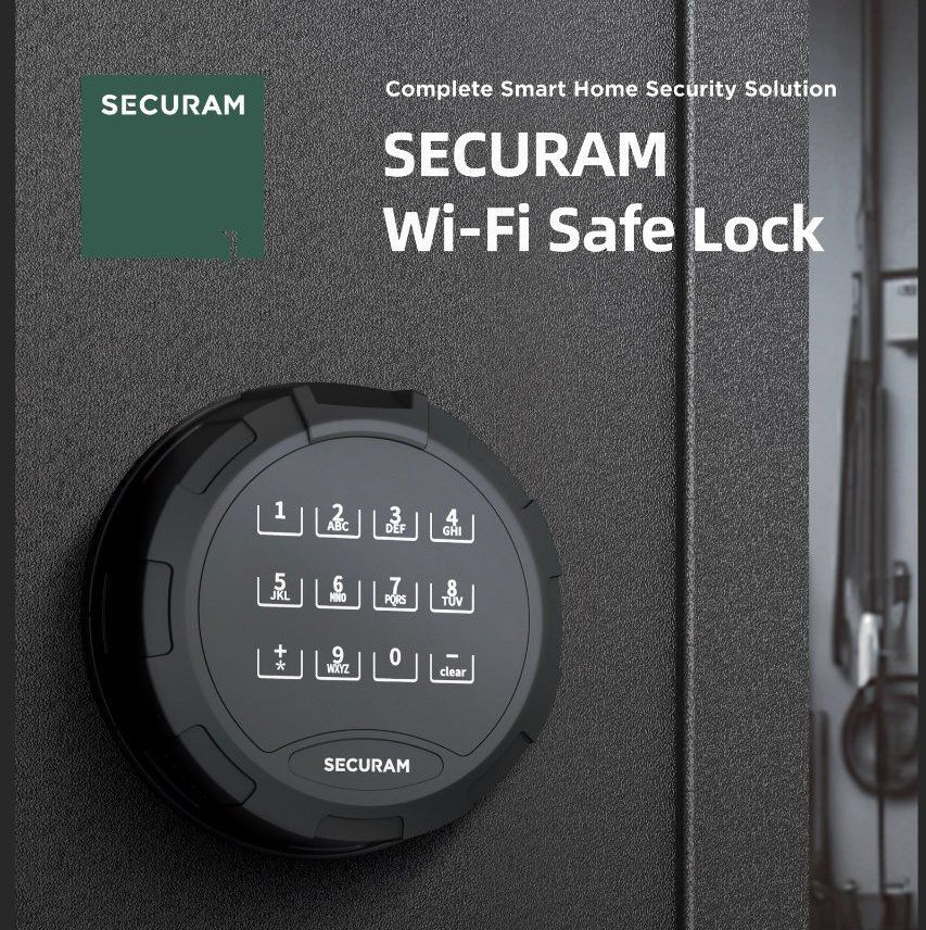 Smart Safe Lock, WiFi Built-in, Remote Control, Digital High Security Safe Lock