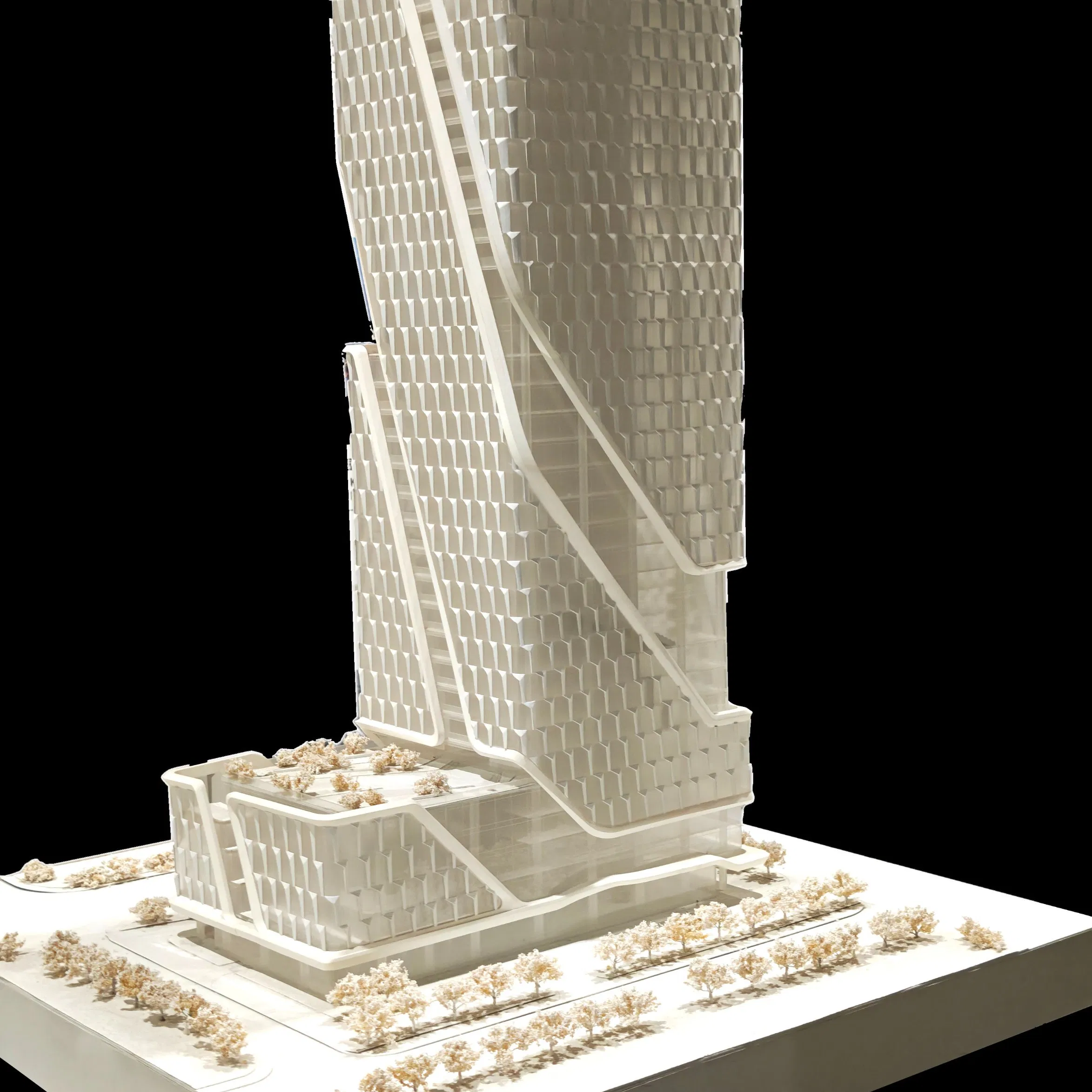 Advanced Office Building 3D Modeling Professional Customized Architectural Model