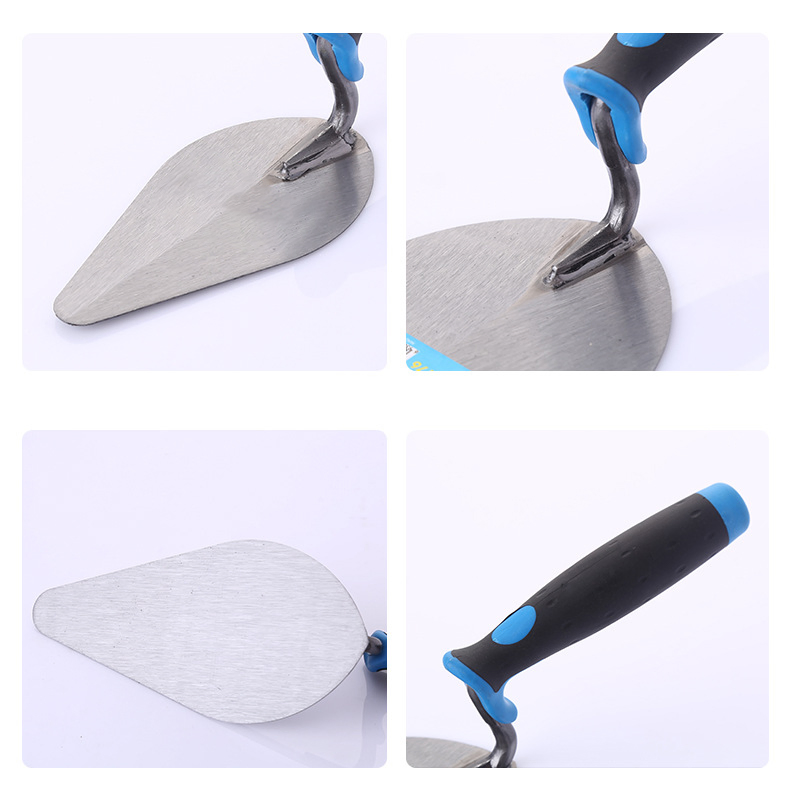 Stainless Steel Plastic Handle Trowel for Building Construction Bricklaying and Plastering