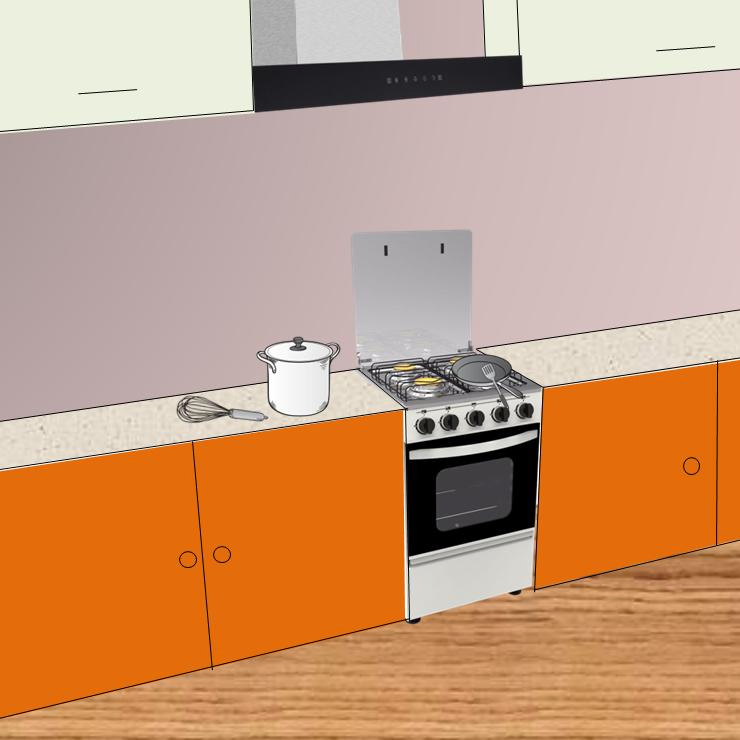 Xunda Range Cooker Home Kitchen Gas Cooker Free Standing Gas Oven