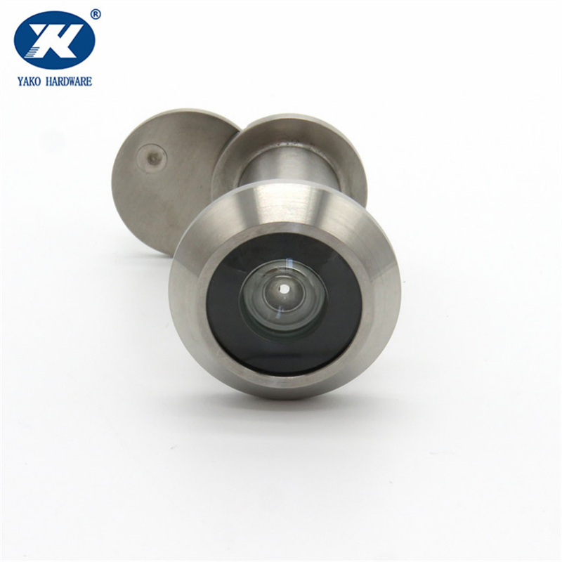 200° Wide-Angle Peephole with Glass Lens