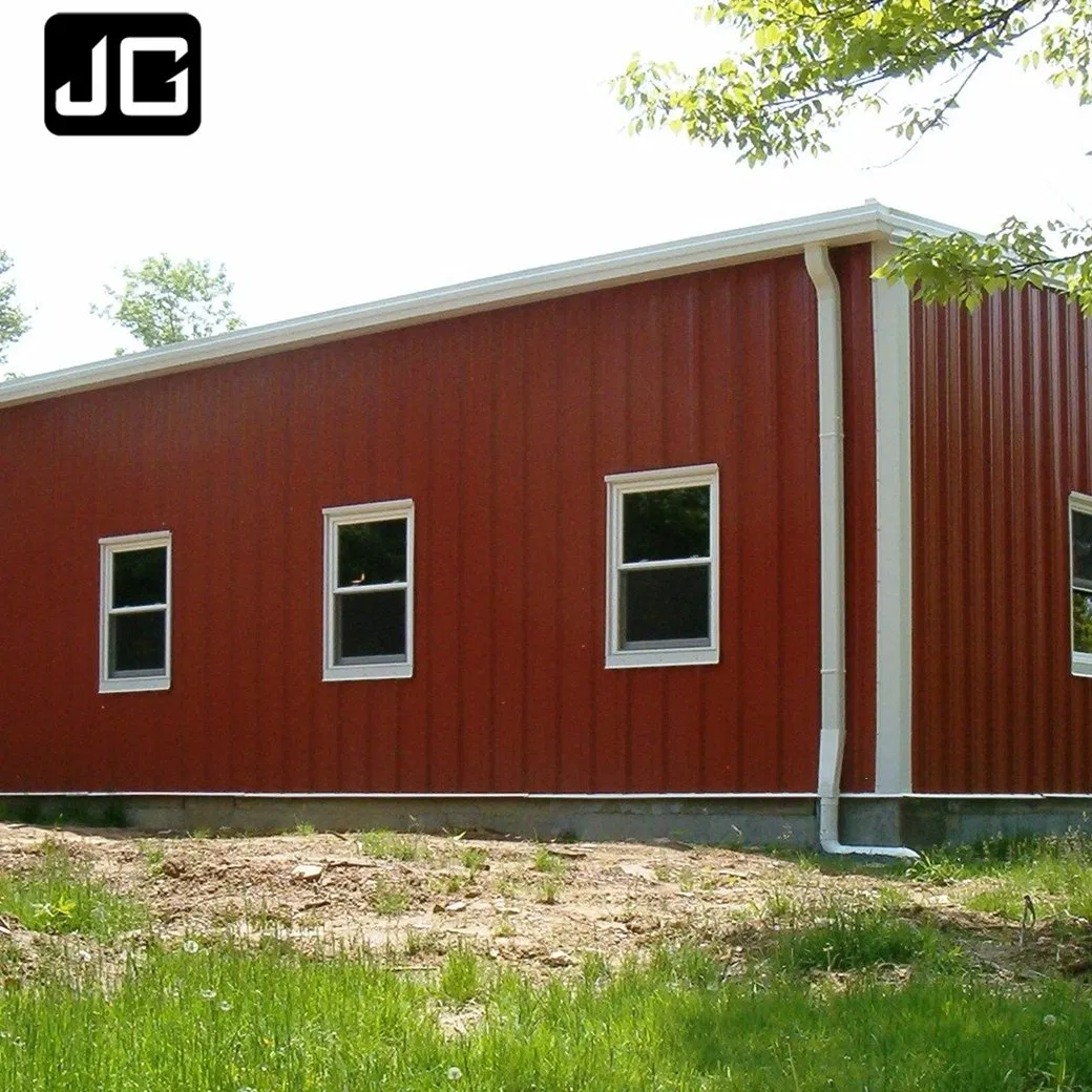 Industrial Prefabricated Metal Construction Steel Structure Prefab Garage with H Section