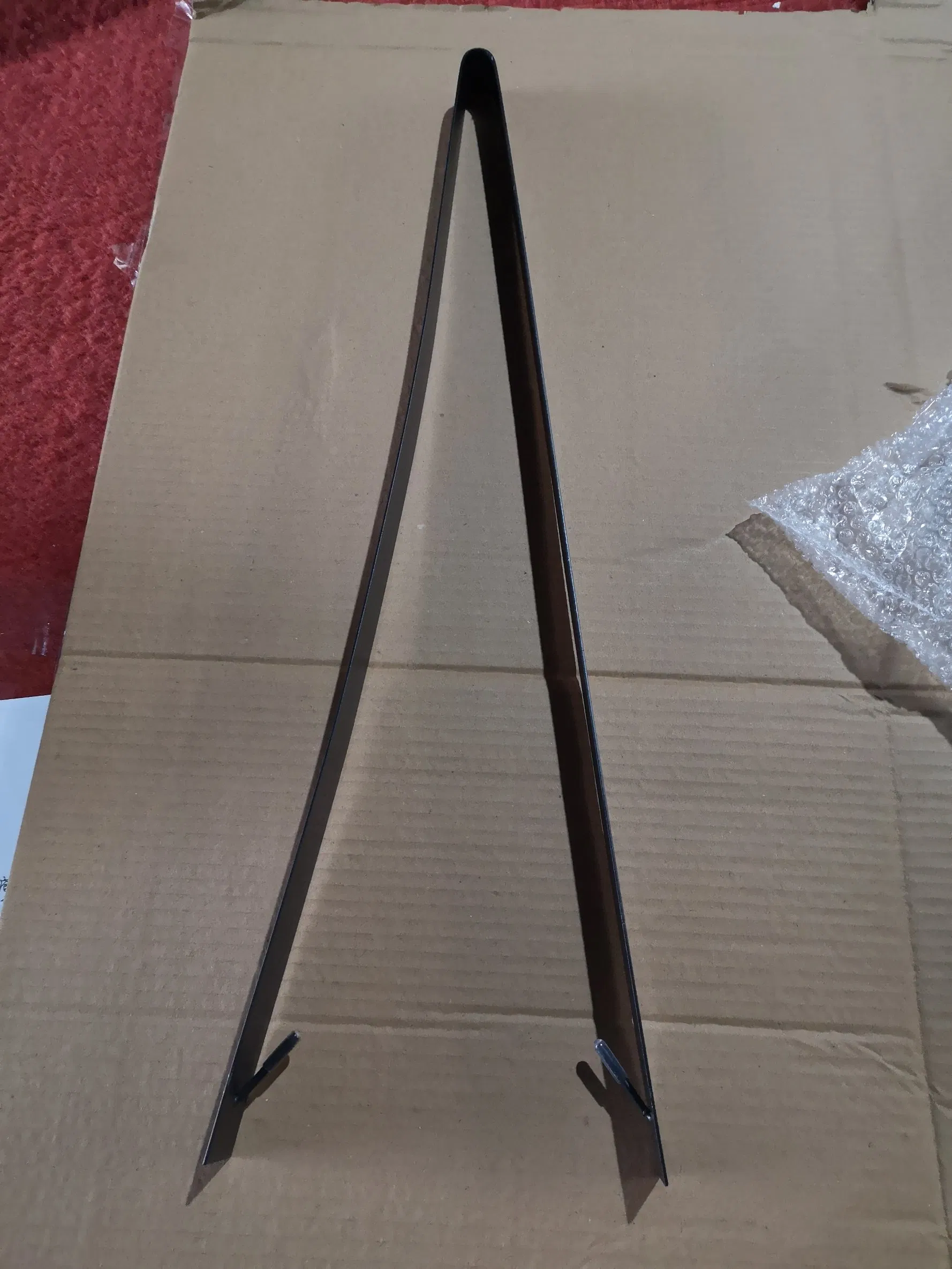 LED Mirror with Black Metal Frame for Bathroom