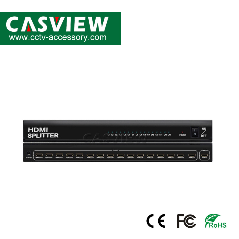 HDMI-сплиттер 1x16 4K, HDMI 1.4b, 3D