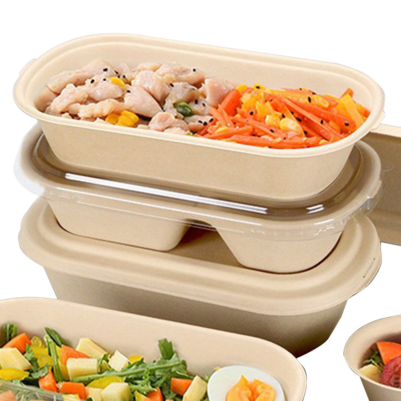 Compostable Children Fruit Food Container Wheat Straw to Go Lunch Rento Box