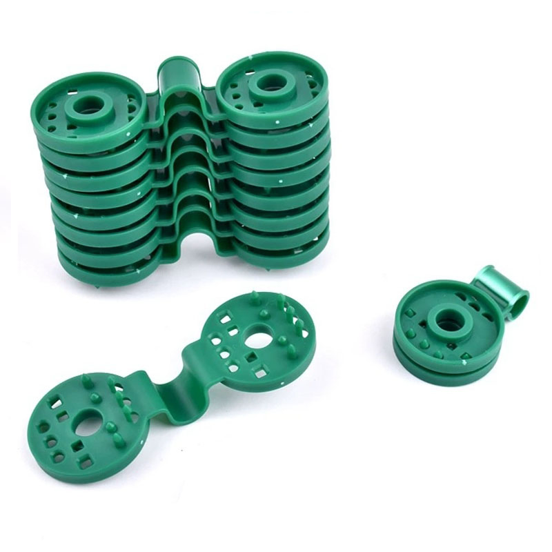 Supportive Green Plastic Shade Cloth Fasteners for Garden Netting and Plant Support