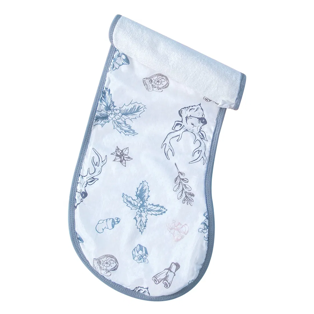 Bibs Spit Milk Pad Back Saliva Towel Solid Color Pure Cotton Six-Layer Gauze Burp Cloth Muslin 55*25cm
