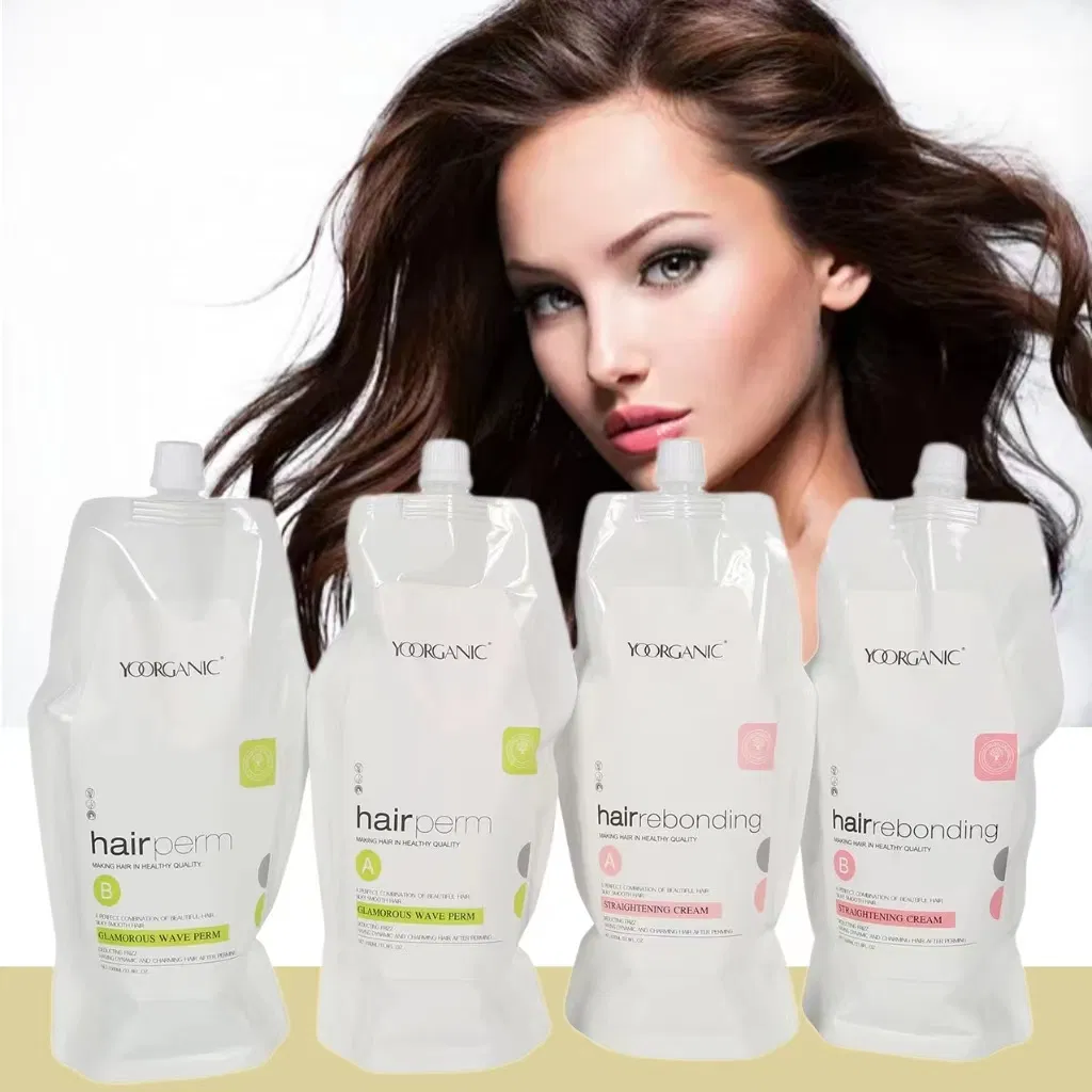 Brand Professional Salon 2*1000ml Perm Hair Lotion Digital Ceramic Perm Soft Hair Styling Product