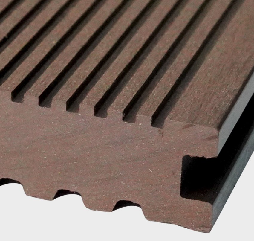 Outdoor WPC Wood Plastic Composite Wall Cladding WPC Fluted Board Exterior Panels WPC Factory House