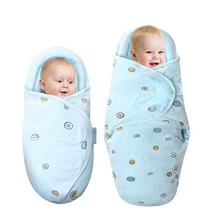 Factory Outlet Newborn Baby Boys Girls with Head Protecting Bunting Bag