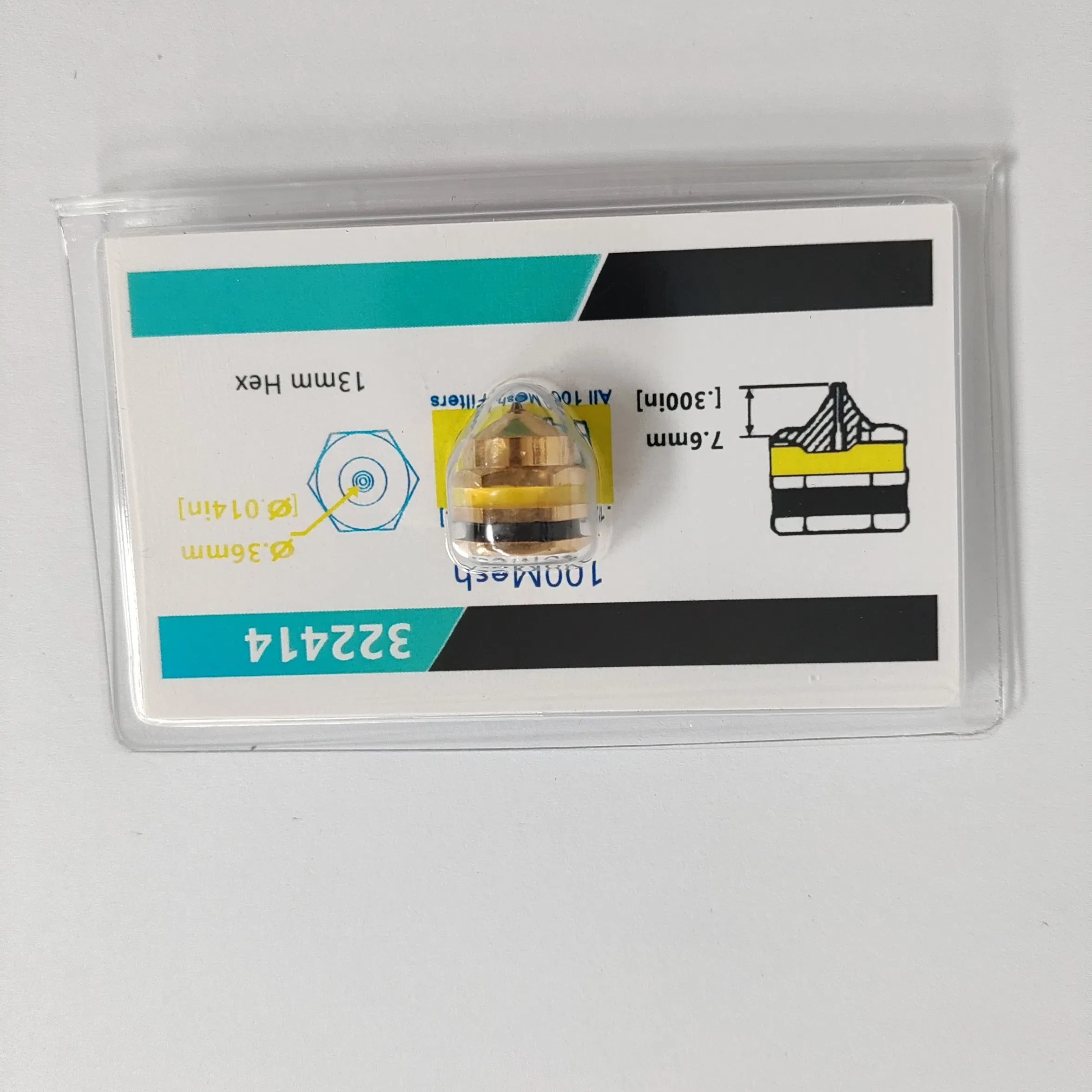 322414 Hot Melt Gluing Machine Parts Hot Melt Glue Gun Parts Copper Nozzle